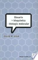 Libro Glosario de bioquímica y biología molecular