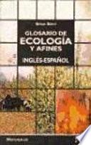 Libro Glosario de ecología y afines
