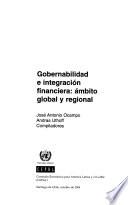 Libro Gobernabilidad e integración financiera