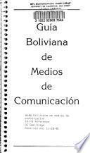 Guía boliviana de medios de comunicación