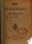 Guia de Forasteros en Filipinas para el ano de 1865