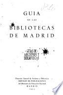 Guia de las bibliotecas de Madrid