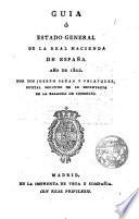Guia o estado general de la Hacienda en España