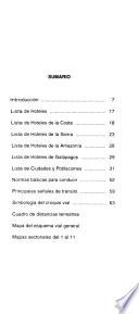 Libro Guía vial del Ecuador