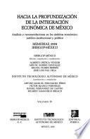 Hacia la profundización de la integración económica de México