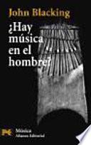Libro ¿Hay música en el hombre?