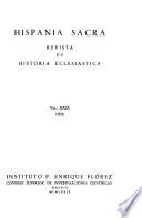 Hispania sacra : revista de historia eclesiastica de Espana