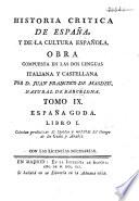 Historia crítica de España y de la cultura Española, compuesta en italiano y en español