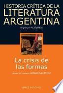 Historia crítica de la literatura argentina