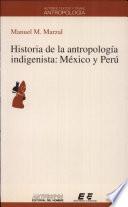 Libro Historia de la antropología indigenista