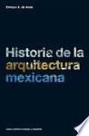 Libro Historia de la arquitectura mexicana