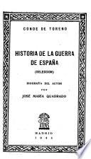 Historia de la guerra de España (selección)