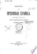 Historia de la interinidad española