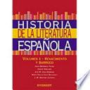 Libro Historia de la Literatura Española. Volumen II-Renacimiento y Barroco