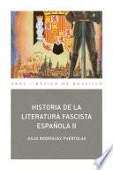 Historia de la literatura fascista española
