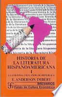 Libro Historia de la literatura hispanoamericana