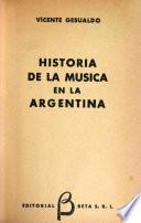 Historia de la música en la Argentina: 1852-1900
