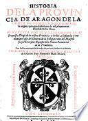 Historia de la Provincia de Aragon de la Orden des Predicadores