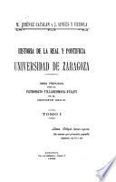 Historia de la real y pontificia Universidad de Zaragoza