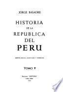 Historia de la República del Perú