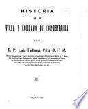Historia de la villa y condado de Concentaina