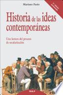 Libro Historia de las ideas contemporáneas