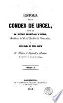 Historia de los condes de Urgel