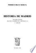Historia de Madrid: 1934-1936, El Madrid de la república, II