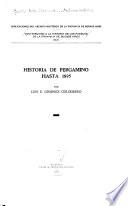 Historia de Pergamino hasta 1895