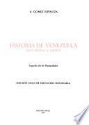 Historia de Venezuela documental y crítica