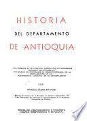 Historia del departamento de Antioquia