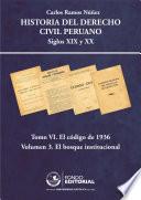 Libro Historia del derecho civil peruano