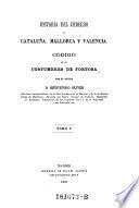 Historia del derecho en Cataluna, Mallorca y Valencia