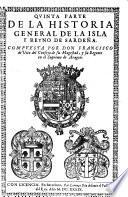 Historia general de la isla y reyno de Sardeña