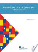 Libro Historia Política de Venezuela (1498 a nuestros días)