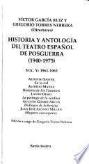 Historia y antología del teatro español de posguerra (1940-1975): 1961-1965