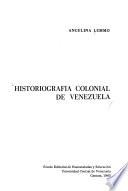 Historiografía colonial de Venezuela