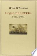 Libro Hojas de hierba & Selección de prosas