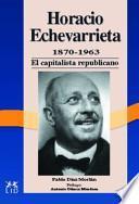 Libro Horacio Echevarrieta, 1870-1963