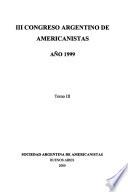 III Congreso Argentino de Americanistas
