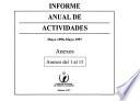 Informe anual de actividades