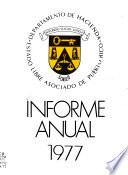 Informe anual del Secretario de Hacienda de Puerto Rico para el año fiscal que terminó ...