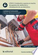 Libro Instalación y puesta en marcha de aparatos de calefacción y climatización de uso doméstico. IMAI0108