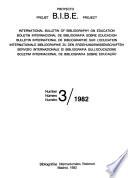 International Bulletin of Bibliography on Education