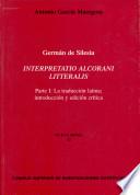 Libro Interpretatio alcorani litteralis