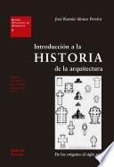 Libro Introducción a la historia de la arquitectura