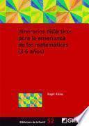 Libro Itinerarios didácticos para la enseñanza de las matemáticas (3-6 años)