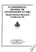 IV Conferencia Mundial de Investigacion en Soja