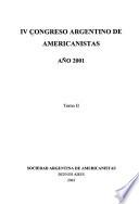 IV Congreso Argentino de Americanistas