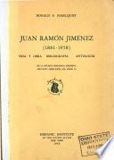 Juan Ramón Jiménez (1881-1958)